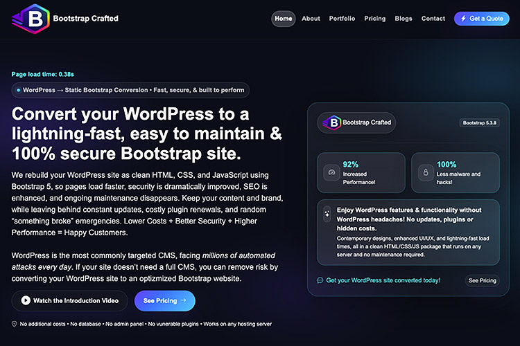 Bootstrap Crafted